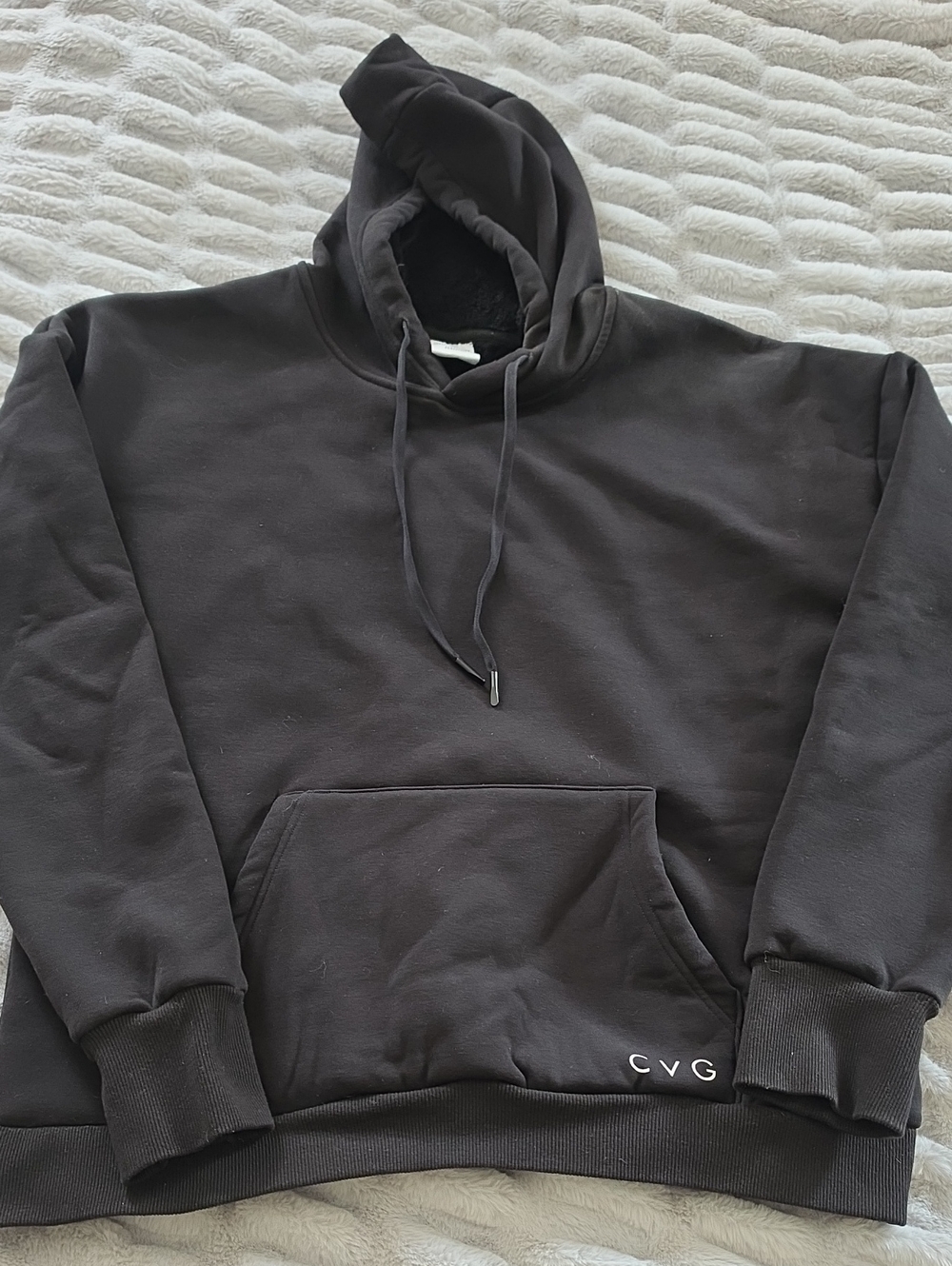 Constantly Varied Gear Black Women's Pullover Hoodie with CVG Hem Logo